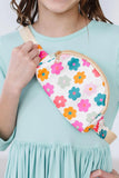 RETRO FLORAL BELT BAG