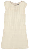 NATALY KNIT SHIFT DRESS - IVORY