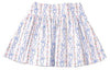 BLUE BOWS PRINT SKIRT