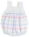 BABS BUBBLE - WATER STREET WINDOWPANE WITH WORTH AVENUE WHITE