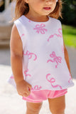 BETTYE BLOOMER SET NEVER TOO MANY BOWS WITH HAMPTONS HOT PINK