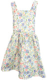 GIRLS CROSS BACK FLORAL DRESS