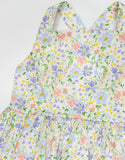 GIRLS CROSS BACK FLORAL DRESS