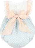 THE CLASSIC RUFFLE BUBBLE - ORANGE AND BLUE