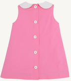 LUANNE'S LUNCH DRESS - DARLING DUCKS WITH HAMPTON HOT PINK