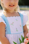 GIRLS POSY WHITE SWISS PINAFORE DRESS