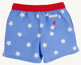 TORTOLA TRUNKS NORTH SEA STARS WITH RICHMOND RED