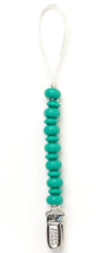 BELLA TUNNO TEAL PACIFIER CLIP