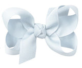 3.5" POWDER BLUE MEDIUM KNOT BOW