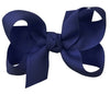 3.5" NAVY MEDIUM KNOT BOW