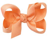 3.5" CREAMSICLE MEDIUM KNOT BOW