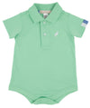 PRIM AND PROPER POLO & ONESIE - GRACE BAY GREEN