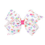 KING PARTY PRINT BOW