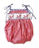 LULU BEBE PATRIOTIC BICYCLES SMOCKED SUNBUBBLE