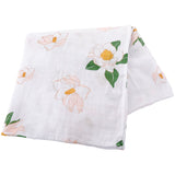 SOUTHERN MAGNOLIA BABY MUSLIN SWADDLE BLANKET