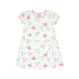 PENNY'S PLAY DRESS - LITTLE GASPARILLA GARDEN WITH SANDPEARL PINK