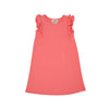 RUEHLING RUFFLE DRESS - PARROT CAY CORAL