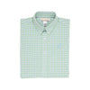 DEAN'S LIST DRESS SHIRT KIAWAH KELLY GREEN & BARRINGTON BLUE CHANDLER CHECK WITH BARRINGTON BLUE STORK