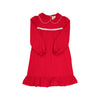 GOLDIE LOCKS GOWN - RICHMOND RED WITH WORTH AVENUE WHITE EYELET