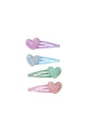 SPARKLE HEART BOBBLE- SET OF 4