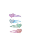 SPARKLE HEART BOBBLE- SET OF 4