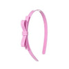 THIN CANDY PINK BOW HEADBAND