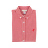 DEAN'S LIST DRESS SHIRT - RICHMOND RED MINI GINGHAM