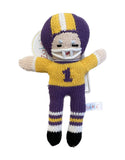 LSU FOOTBALL PLAYER RATTLE 7 INCH