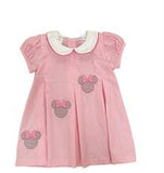 LULU BEBE MINNIE MOUSE EMBROIDERED DRESS