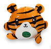 BEADIE BUDDIES ZOO CREW SENSORY PLUSH SQUISHY TOY- TOBY THE TIGER