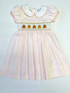 PUMPKIN SMOCKED WAIST DRESS