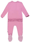 MAUVE RIGHT FIT MAGNETIC RUFFLES FOOTIE