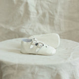 DOUBLE STRAP SHOE- IVORY