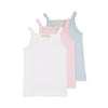 CAROLINE CAMISOLE SET - PALM BEACH PINK, WORTH AVENUE WHITE, & BUCKHEAD BLUE