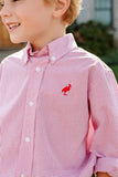 DEAN'S LIST DRESS SHIRT - RICHMOND RED WINDOWPANE