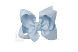 Hair Bow 4.5" Millenium Blue