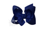 HAIR BOW 4.5" - ROYAL BLUE